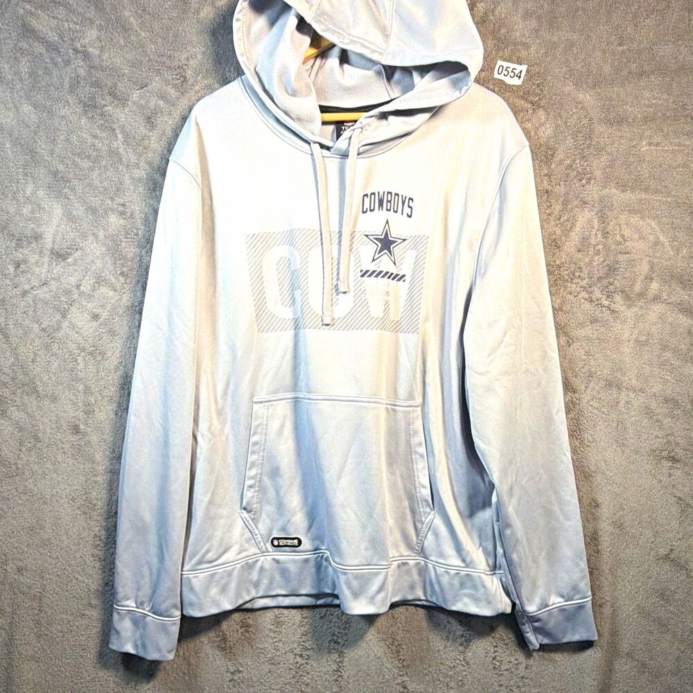 New Era Dallas Cowboys NFL Combine Training Gray Pullover Hoodie 2XL